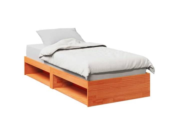 YUTAASU Tagesbett Massivholz Kiefer 90x190 cm Wachsbraun