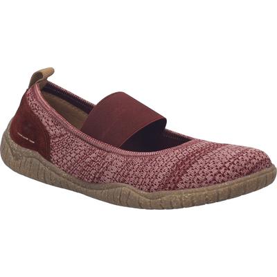 Ballerina JOSEF SEIBEL "Wynona 07, orchidee", Damen, Gr. 37, rot (orchidee), Obermaterial: 80% Rindsleder Leather cow. 20% Textilmaterial TEXMAT., Schuhe Ballerina