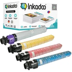 Inkadoo, Toner, Multipack kompatibel zu Ricoh 84228x enthält 4x Tonerkartusche