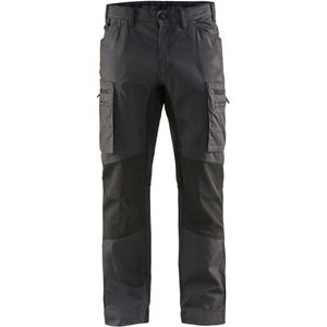 Blakläder Arbeitshose Service Stretch, Herren, Bundhose, grau-schwarz, Größe 50