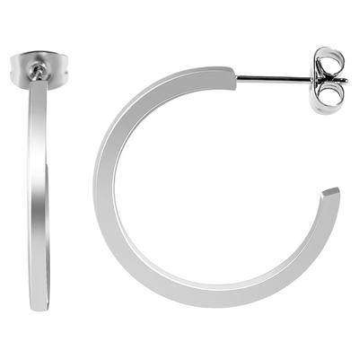 Paar Ohrstecker ADELIA´S "Damen Ohrstecker aus Edelstahl", silber, Ohrringe, Damen, Damen, Edelstahl