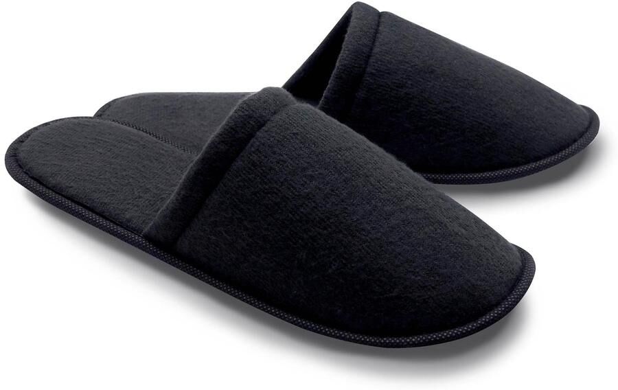 Tirolix Pantofole con punta chiusa 30 cm Nero