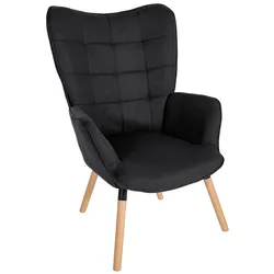CLP Sessel Garding Stoff   Farbe: schwarz