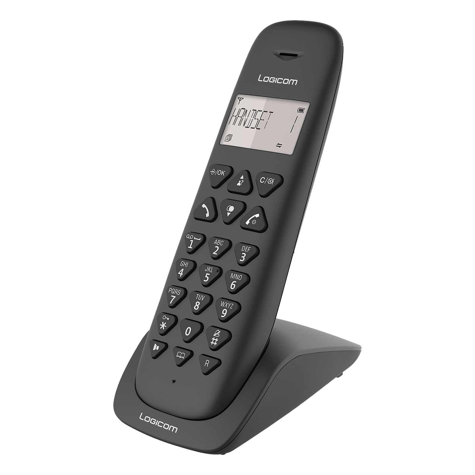 Logicom Vega 150 DECT-telefoon met draadloze headset, 20 stuks, zwart