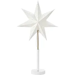 Markslöjd, LED Weihnachtsdeko, LED-Stern Noella Weiss, Betriebsart: Akkubetrieb