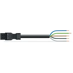 Wago 891-8995/216-301 konfektionierte Anschlussleitung,Eca,Stecker/offenes Ende,schwarz 8918995216301