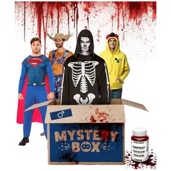 Metamorph Halloween Mystery Box - 3 Kostüme für Herren (S)