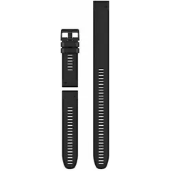 Garmin QuickFit 26 Silicone Band, Black (26 mm, Silikon), Uhrenarmband, Schwarz