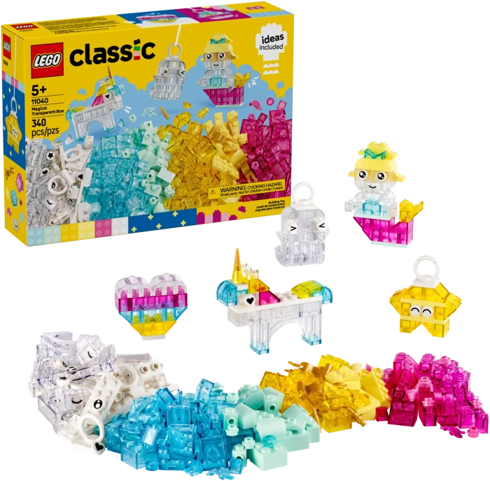 LEGO Classic 11040 LEGO Classic 11040 Zauberbox mit durchsichtigen Steinen