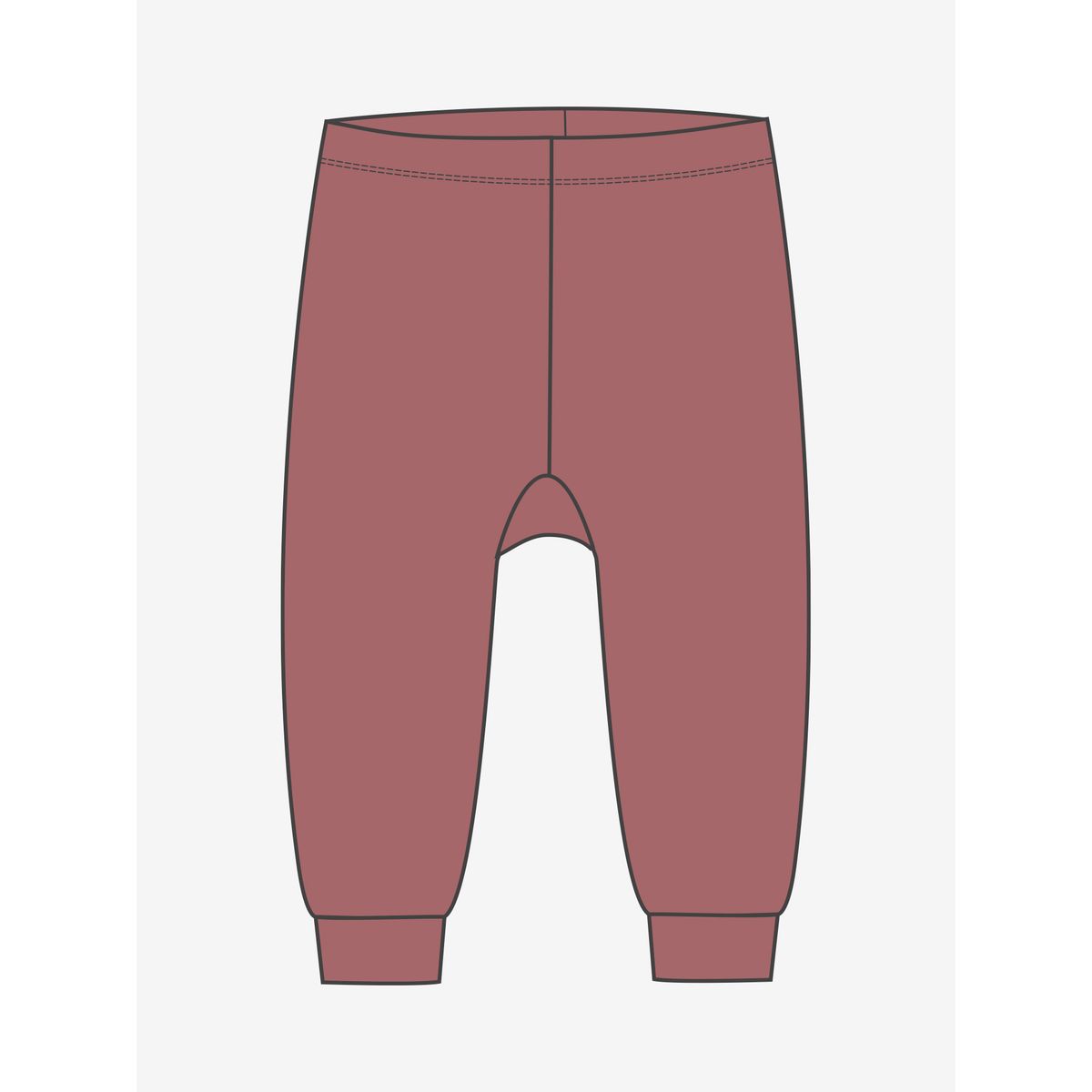 Minymo Leggings withered rose (4435) 62 4984-4435-62