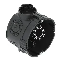 OBO 2003701 UP Gerätedose mit Geräteschrauben Ø60mm, H46mm Polypropylen tiefschwarz UG 46-GS  - 25 Stück