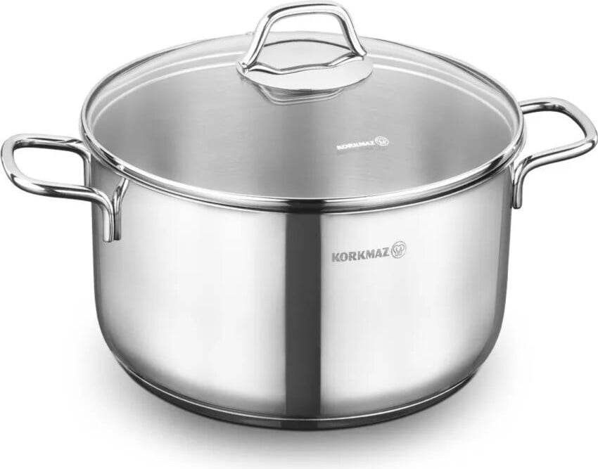 Korkmaz Perla kookpan van 18/10 roestvrij staal, 4 liter