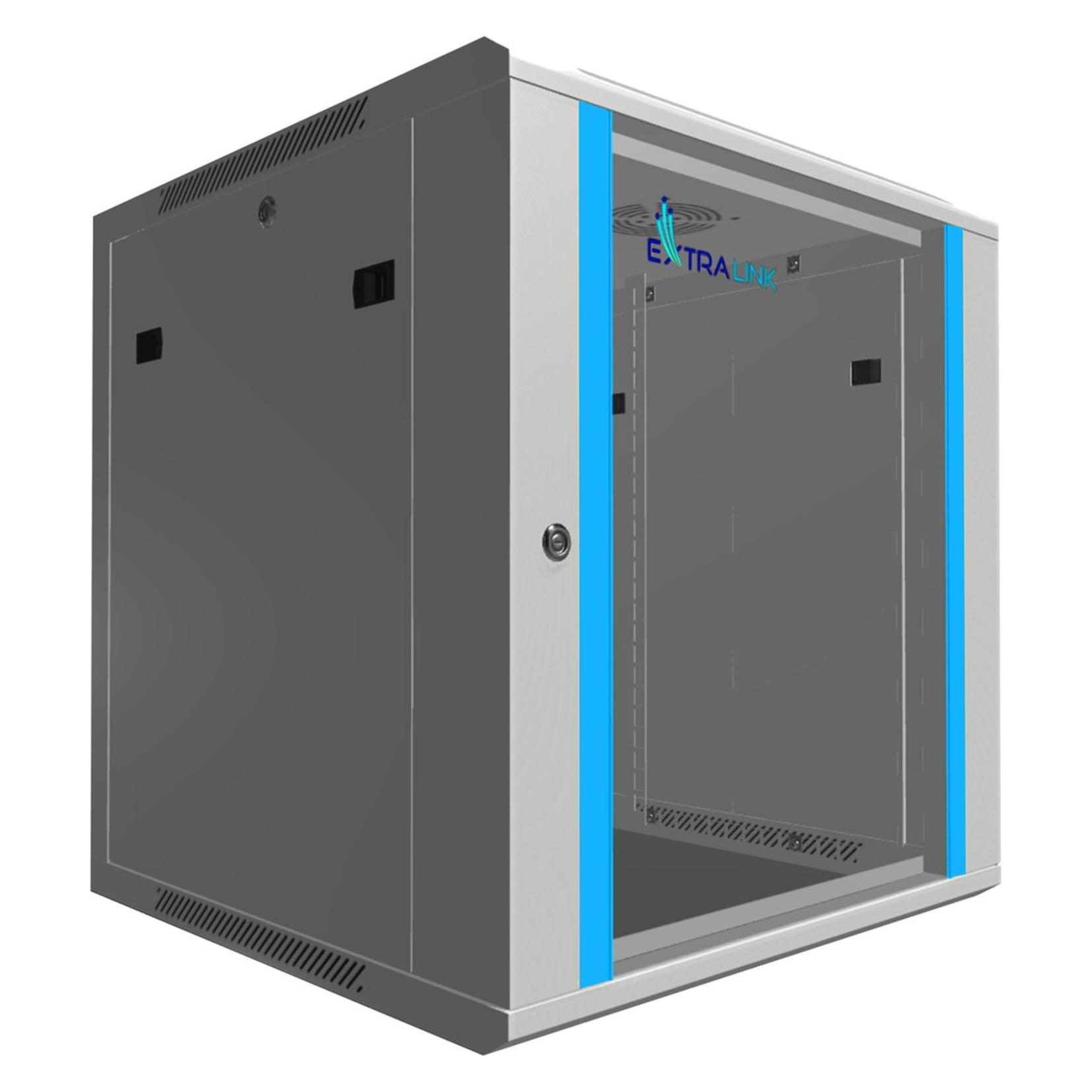 Extralink EX.8604 Rack 12U Wandmontiertes Regal (10.87 HE, 19 Zoll Rack) (EX.8604)