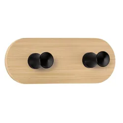 Kleine Wolke Haken Bamboo Hook Duo Natur