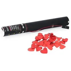 TCM FX Konfetti-Ladung elektrisch 50cm, rote Herzen