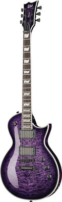 ESP LTD EC-1000 QM STPSB See Thru Purple Sunburst