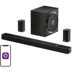 Ultimea Skywave X50 Soundbar (760 W, 5.1.4 Kanal), Soundbar, Schwarz