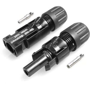 Offgridtec Solarstecker 2H-FURD-397Z, MC4 Stecker & Buchse, für 4 - 6mm² Solarkabel, bis 1000 V, IP67 wasserdicht, 1 Paar
