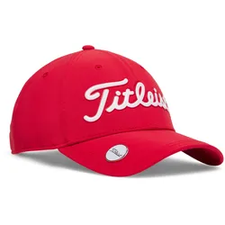 Titleist Players Performance Ball Marker - Schildmütze Cap - (6R1) Red/White