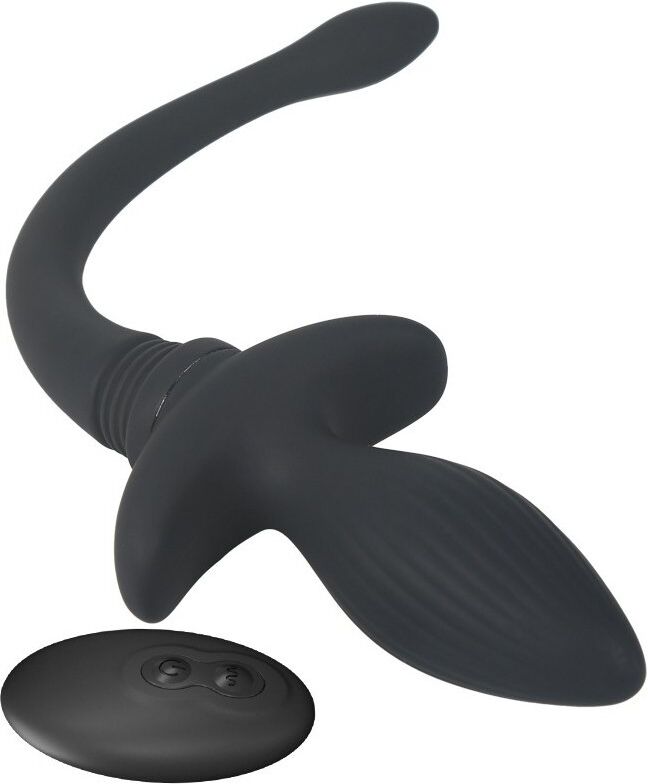 Kinky Puppy Plug Queue de chien vibrant Puppy Swing 9.5 x 4cm