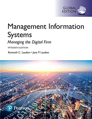 Jane P. Laudon - Management Information Systems: Managing the Digital Firm, Global Edition - Preis vom 06.10.2026 07:26:00 h