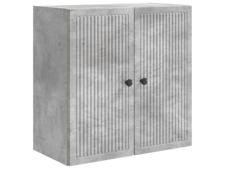 GFEROMRF Wandschrank Betongrau 59 x 31 x 60 cm Holzwerkstoff Wandschrank Betongrau, Holzwerkstoff, 59 x 31 x 60 cm, Regale, Wohnzimmer, Vintage-Stil