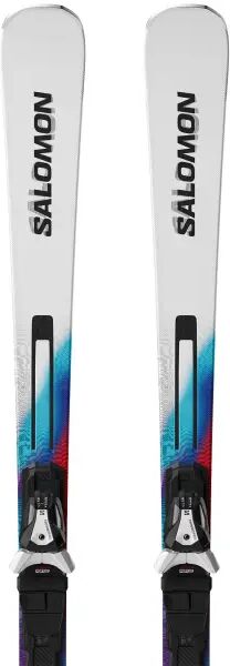 Carving Skis Salomon Addikt + M12 GW (170cm - White)  - White;Blue