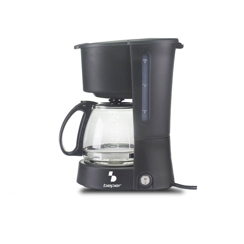Beper BC.060 filterkoffieapparaat met glazen kan voor 6 kopjes