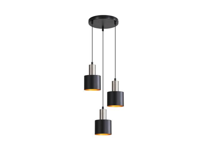 Nettlife Pendelleuchte Resnik 22/22/173.5cm, Schwarz, Metall, E27, 22x173.5x22 cm, Lampen & Leuchten, Innenbeleuchtung, Hängeleuchten, Pendelleuchten