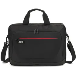 ACT Suburb shoulder bag for laptops up to 15.6", made from recycled plastic bottles (15.60", Universal), Notebooktasche, Schwarz