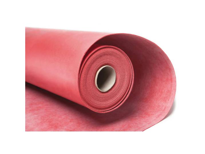 Unterlagsmatte, Rot, Kunststoff, 100x0.15x1000 cm, Made in Europe, Teppiche und Böden, Teppiche, Teppichunterlagen