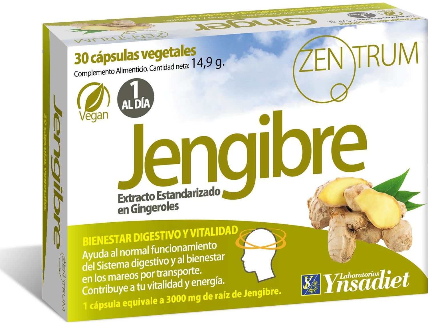 Zentrum Jengibre 30 caps