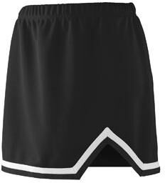 Augusta Sportswear 9125 Athletic Women's Energy Skirt in Black/White size Medium   Polyester