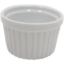 METRO PROFESSIONAL Tapas Ragout Auflaufform, Porzelan, Ø 9 x 5 cm, weiß, 6 Stück