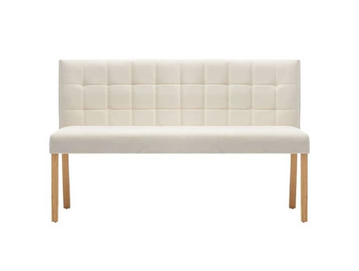 Bon plan  Banquette - JILI - Banc 140cm Crème Banc 140cm Crème Velours 12927054fan17j