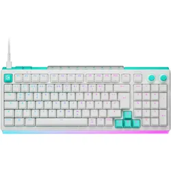 Logitech G G512 X 98 (DE, Kabelgebunden), Tastatur, Weiss