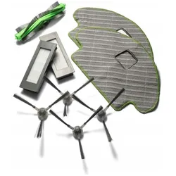 JET Tools Zestaw Akcesoria Do Irobot Roomba Combo R113840 2x Filtr 5x Szczotka 2x Mop / An930as, Staubsauger Roboter Zubehör, Mehrfarbig