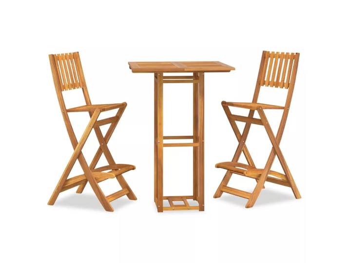 VidaXL - Gartenbar-set akazienholz, One Size, Braun
