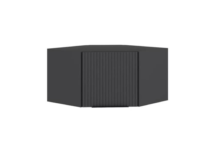 Hanah Home Moderner anthrazitfarbener Wandschrank, 74 x 45 x 74 cm 100% melaminbeschichtete Spanplatte, 18 mm stark Stilvolle und funktionale Aufbewahrungslösung