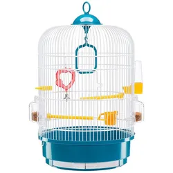 Ferplast Vogelkooi Regina Blauw / Wit, Vogelkäfig + Voliere
