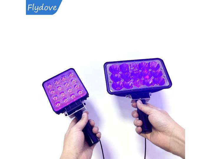 Lampe à polymérisation UV 365nm 395nm 405nm, lumière UV portative pour résine, goutte de cristal, colle, peinture à l'encre et masque à souder PCB
