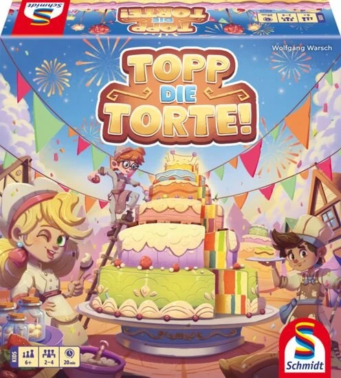 Schmidt Spiele Topp die Torte! (Kinderspiel des Jahres 2025)