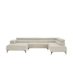 Twist Wohnlandschaft  Caro ¦ creme ¦ Maße (cm): B: 350 H: 81 T: 214.0