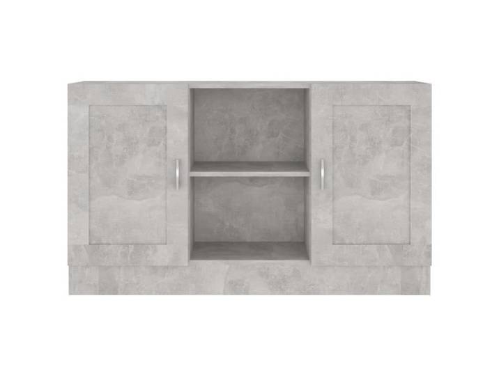 Buffet - VINGVO - 802781 - Gris béton - 120x30 5x70 cm - 2 portes