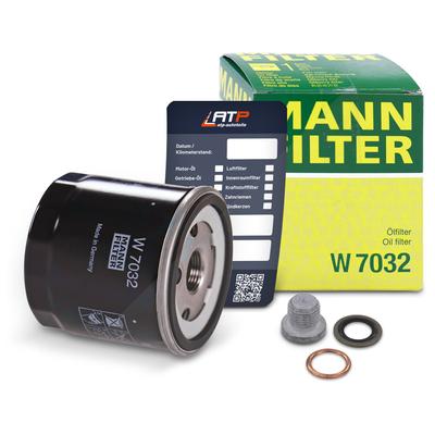 Mann-filter Ölfilter+Schraube+Ölwechselanhänger [Hersteller-Nr. 10493143] für Infiniti, Mercedes-Benz, Renault, Nissan, Dacia