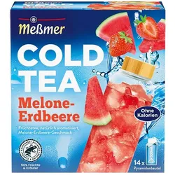 Meßmer 14 Beutel Cold Tea »Melone-Erdbeere« grün
