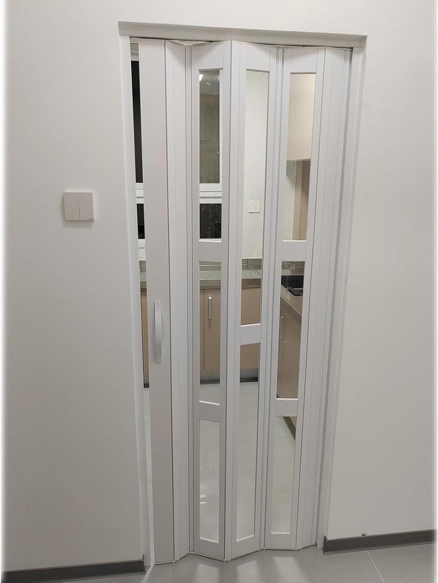Wit Vouwende Deur Zaal Divider met Geluiddempend Ontwerp