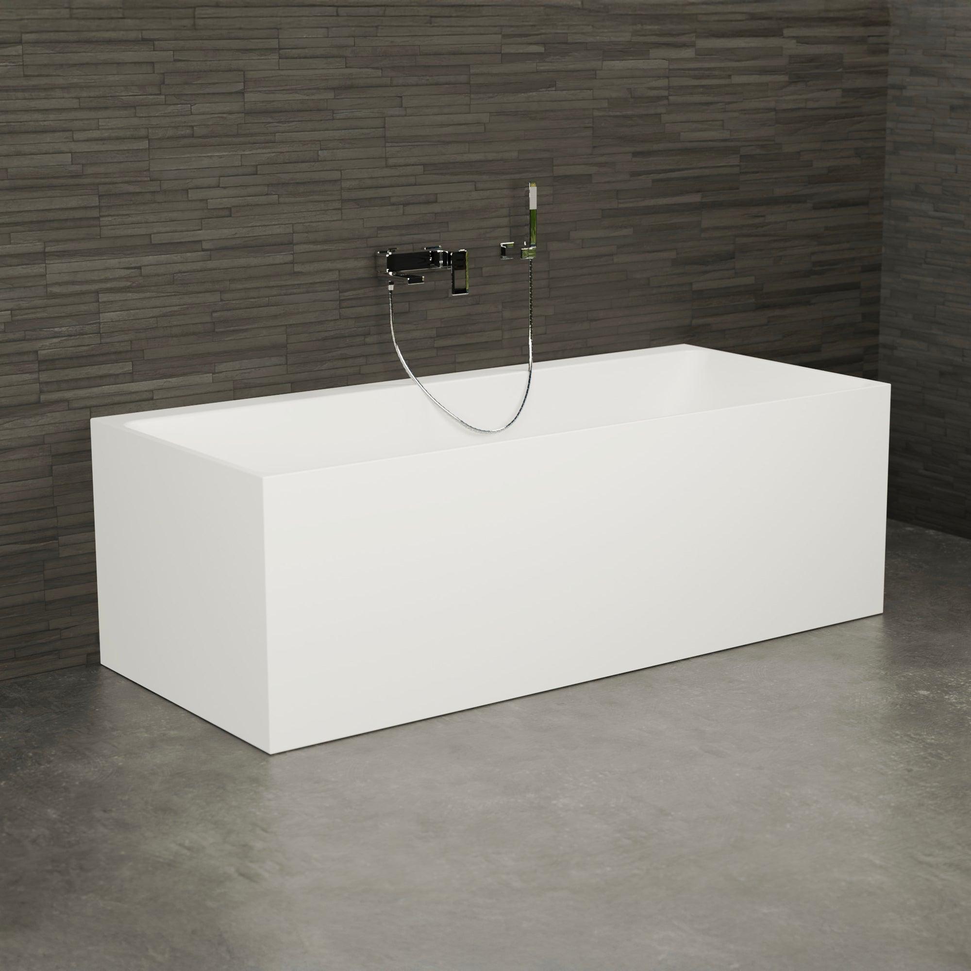 Freistehende Badewanne Cobalt 170 weiß 170 x75 x56 cm