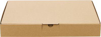 Maxibriefkarton, Format A4+, Sicherheitsverschluss, B 350 x T 250 x H 50 mm, FSC®-Wellpappe, braun, 25 Stück