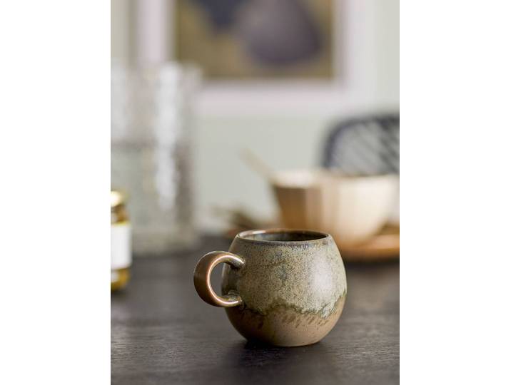 Tasse mit Henkel Typ F 4er-Set Ø 9cm Braun